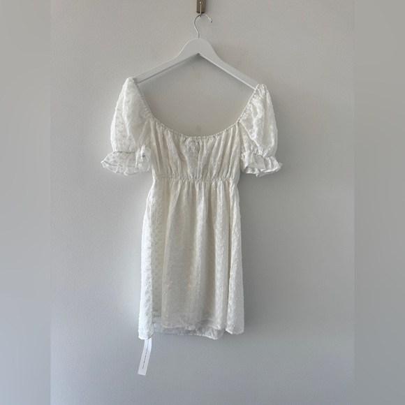 REFORMATION NWT Channa White Mini Dress 4 - Picture 7 of 7